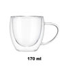 Imagen de Taza de vidrio doble pared 170 ml