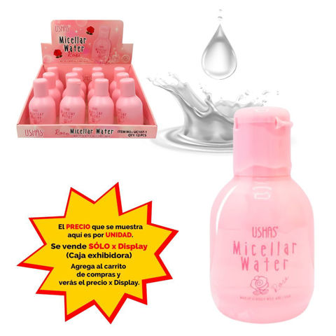 Imagen de Agua micelar Ushas-Rosas-UC107-1