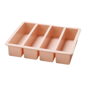 Imagen de Molde de silicona con 4 cavidades rectangulares