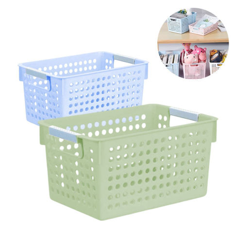 Imagen de Canasto organizador calado plástico multiuso con asas
