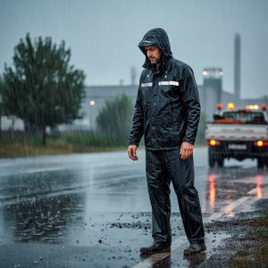 Imagen de Pilot conjunto de pantalon y chaqueta para la lluvia
