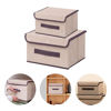 Imagen de Cajas plegables de tela para almacenamiento en set x 2
