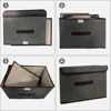 Imagen de Cajas plegables de tela para almacenamiento en set x 2