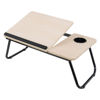 Imagen de Mesa de cama reclinable para computadora con posicion y posavaso
