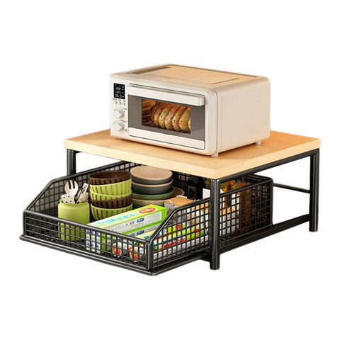 Imagen de Soporte de madera con cajon calado-37x26x20cm